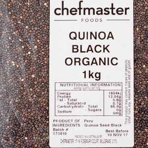Chefmaster - Quinoa Black Organic - 1kg FRONT